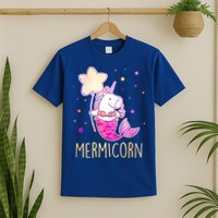 Cute Magical Mermicorn Unicorn Mermaid T-Shirt