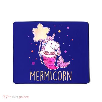 Cute Magical Mermicorn Unicorn Mermaid Mousepad