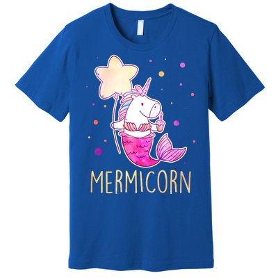 Cute Magical Mermicorn Unicorn Mermaid Premium T-Shirt