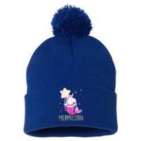 Cute Magical Mermicorn Unicorn Mermaid Pom Pom 12in Knit Beanie