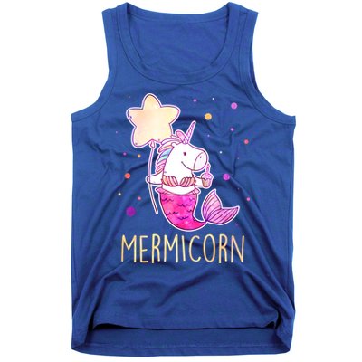Cute Magical Mermicorn Unicorn Mermaid Tank Top