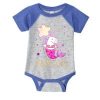 Cute Magical Mermicorn Unicorn Mermaid Infant Baby Jersey Bodysuit