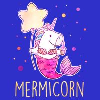 Cute Magical Mermicorn Unicorn Mermaid Kids T-Shirt