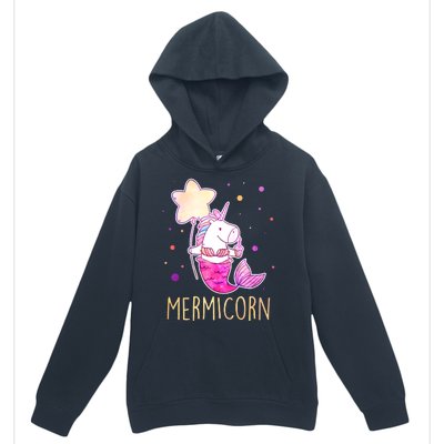 Cute Magical Mermicorn Unicorn Mermaid Urban Pullover Hoodie