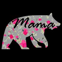Cute Mama Bear Flowers Cooling Performance Crew T-Shirt