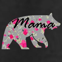 Cute Mama Bear Flowers Hat