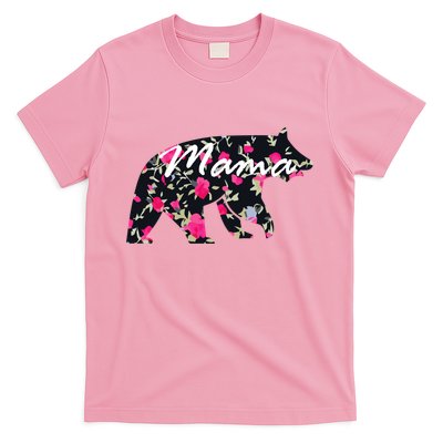 Cute Mama Bear Flowers T-Shirt
