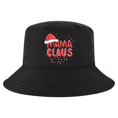 Cute Mama Claus Christmas Lights Cool Comfort Performance Bucket Hat