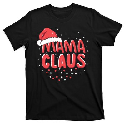 Cute Mama Claus Christmas Lights T-Shirt