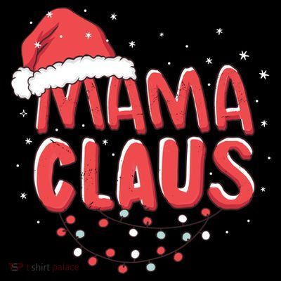 Cute Mama Claus Christmas Lights T-Shirt