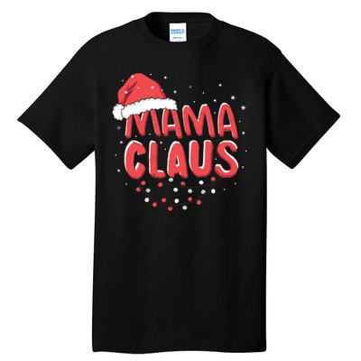 Cute Mama Claus Christmas Lights Tall T-Shirt