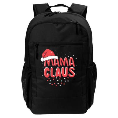 Cute Mama Claus Christmas Lights Daily Commute Backpack