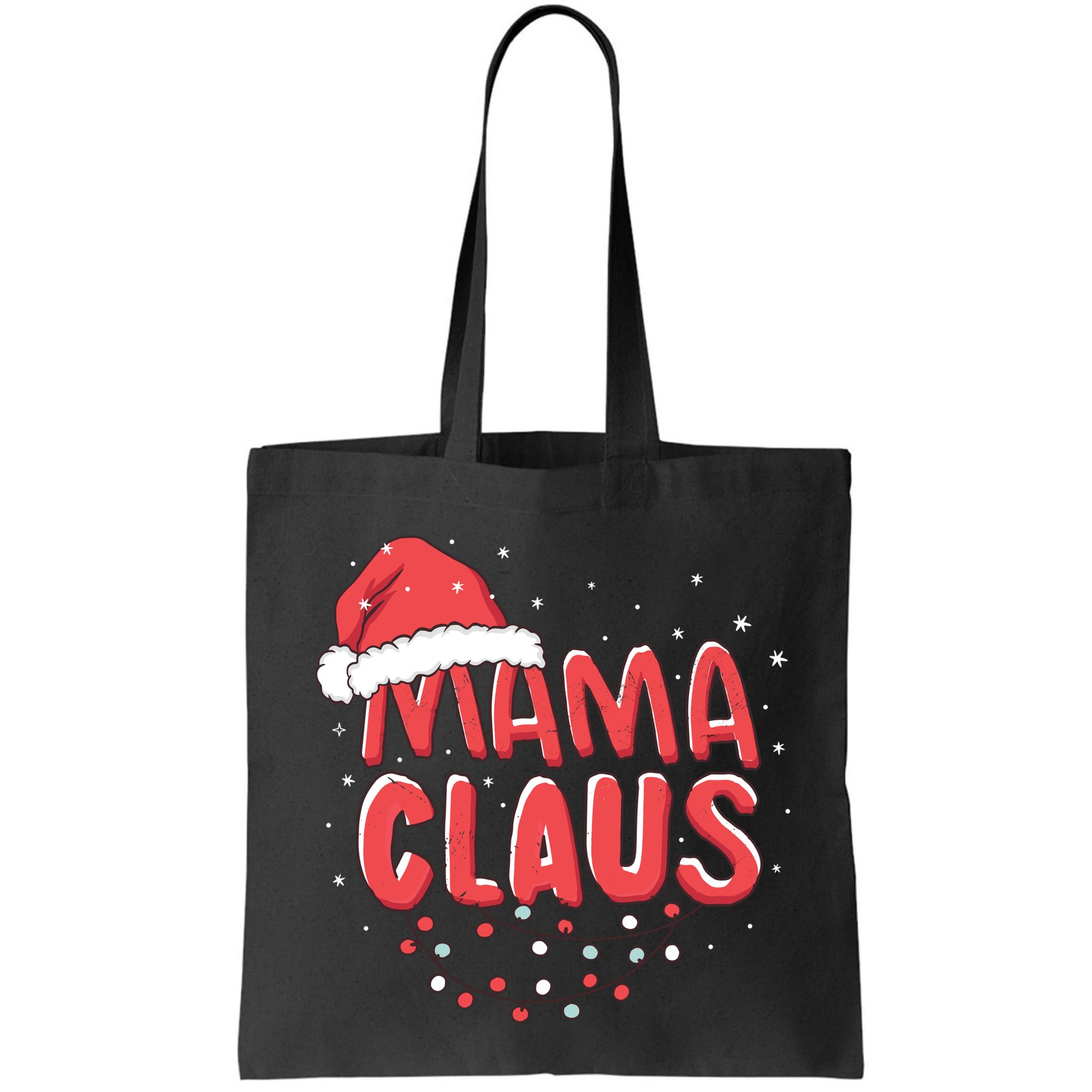 Cute Mama Claus Christmas Lights Bag