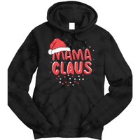 Cute Mama Claus Christmas Lights Tie Dye Hoodie