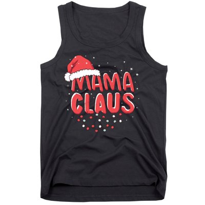 Cute Mama Claus Christmas Lights Tank Top