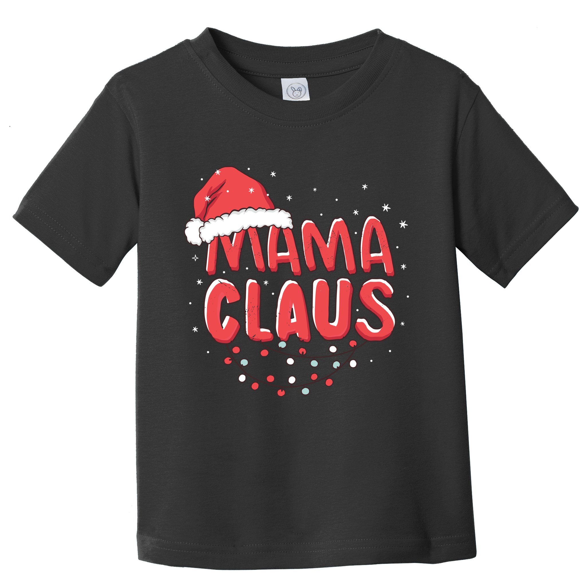 Cute Mama Claus Christmas Lights Toddler T-Shirt