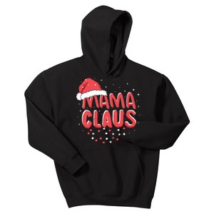 Cute Mama Claus Christmas Lights Kids Hoodie