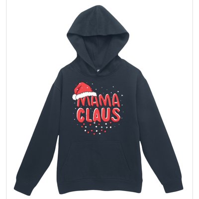 Cute Mama Claus Christmas Lights Urban Pullover Hoodie