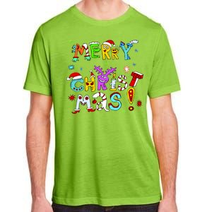 Cute Merry Christmas Adult ChromaSoft Performance T-Shirt