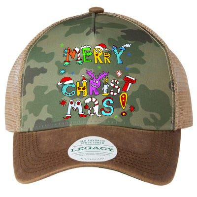 Cute Merry Christmas Legacy Tie Dye Trucker Hat