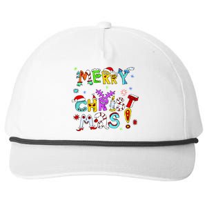 Cute Merry Christmas Snapback Five-Panel Rope Hat