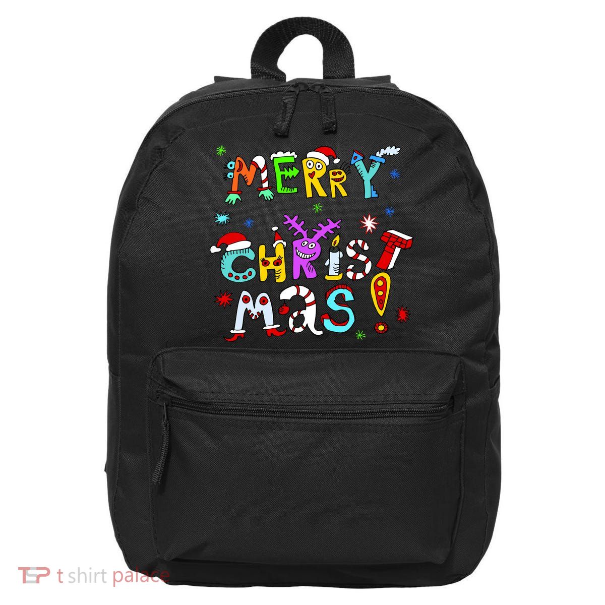 Cute Merry Christmas 16 in Basic Backpack
