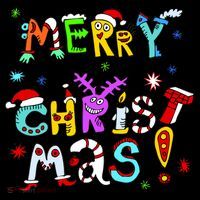 Cute Merry Christmas 16 in Basic Backpack