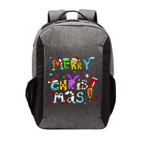 Cute Merry Christmas Vector Backpack