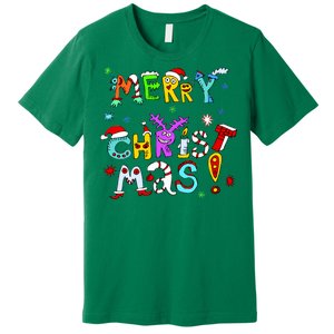 Cute Merry Christmas Premium T-Shirt