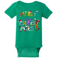 Cute Merry Christmas Baby Bodysuit