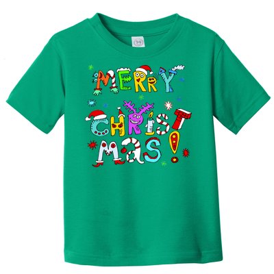 Cute Merry Christmas Toddler T-Shirt