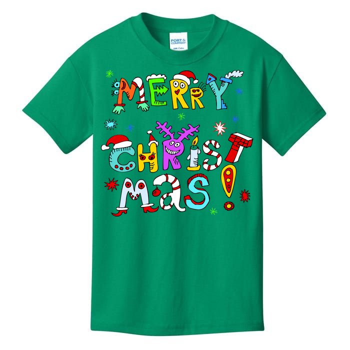 Cute Merry Christmas Kids T-Shirt