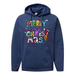 Cute Merry Christmas Performance Fleece Hoodie