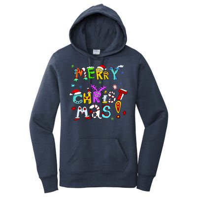 Cute Merry Christmas Women's Pullover Hoodie