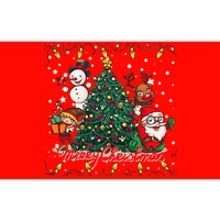 Cute Merry Christmas Graphic Collage Bumper Sticker