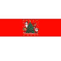 Cute Merry Christmas Graphic Collage Bumper Sticker