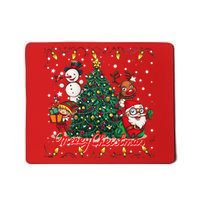 Cute Merry Christmas Graphic Collage Mousepad