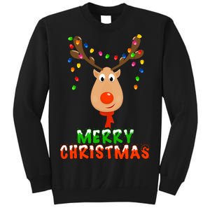 Cute Merry Christmas Reindeer Sweatshirt