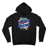 Cute Merry Christmas Word Decoration Hoodie