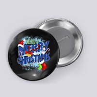 Cute Merry Christmas Word Decoration Button