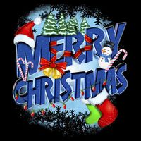 Cute Merry Christmas Word Decoration Button