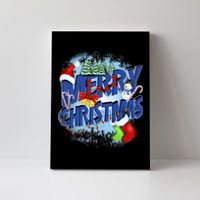 Cute Merry Christmas Word Decoration Canvas