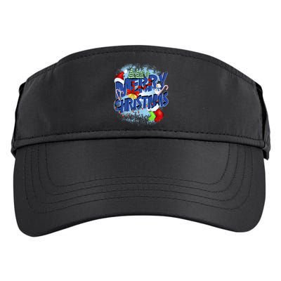 Cute Merry Christmas Word Decoration Adult Drive Performance Visor