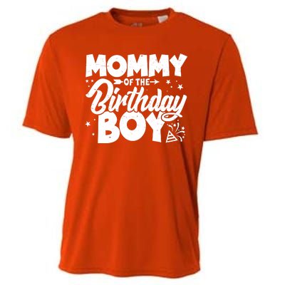 Cute Mommy Of The Birthday Boy  Cooling Performance Crew T-Shirt