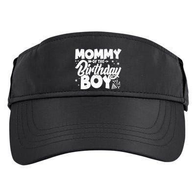 Cute Mommy Of The Birthday Boy  Adult Drive Performance Visor