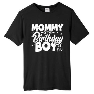 Cute Mommy Of The Birthday Boy  Tall Fusion ChromaSoft Performance T-Shirt