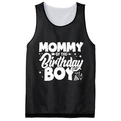 Cute Mommy Of The Birthday Boy  Mesh Reversible Basketball Jersey Tank