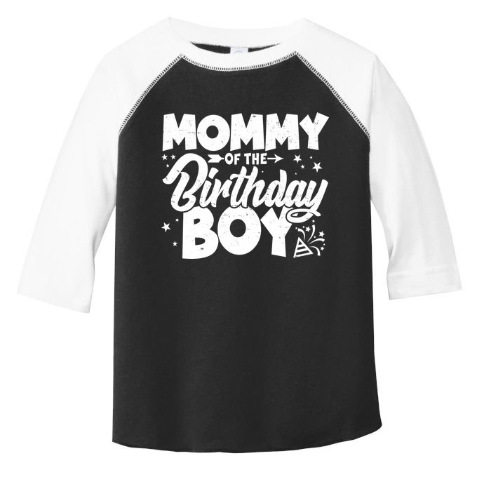 Cute Mommy Of The Birthday Boy  Toddler Fine Jersey T-Shirt