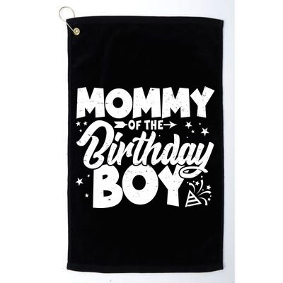 Cute Mommy Of The Birthday Boy  Golf Towel