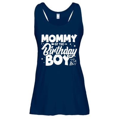 Cute Mommy Of The Birthday Boy  Ladies Essential Flowy Tank